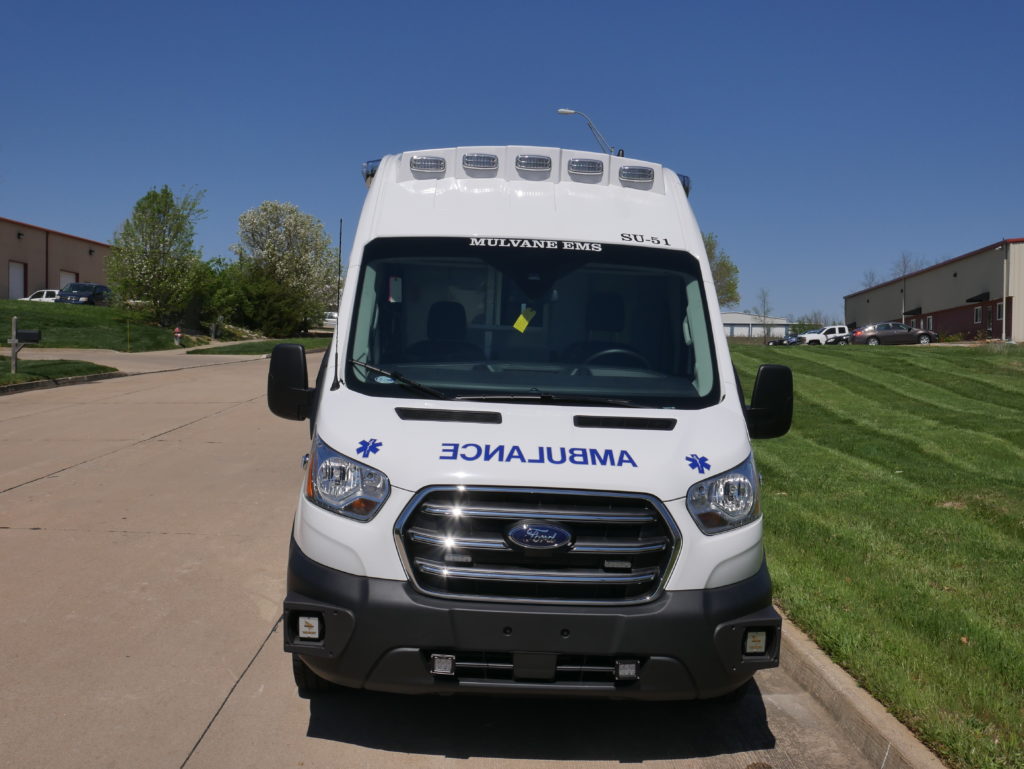 2020 Mulvane EMS Type II Ford Custom Ambulance American Response Vehicles