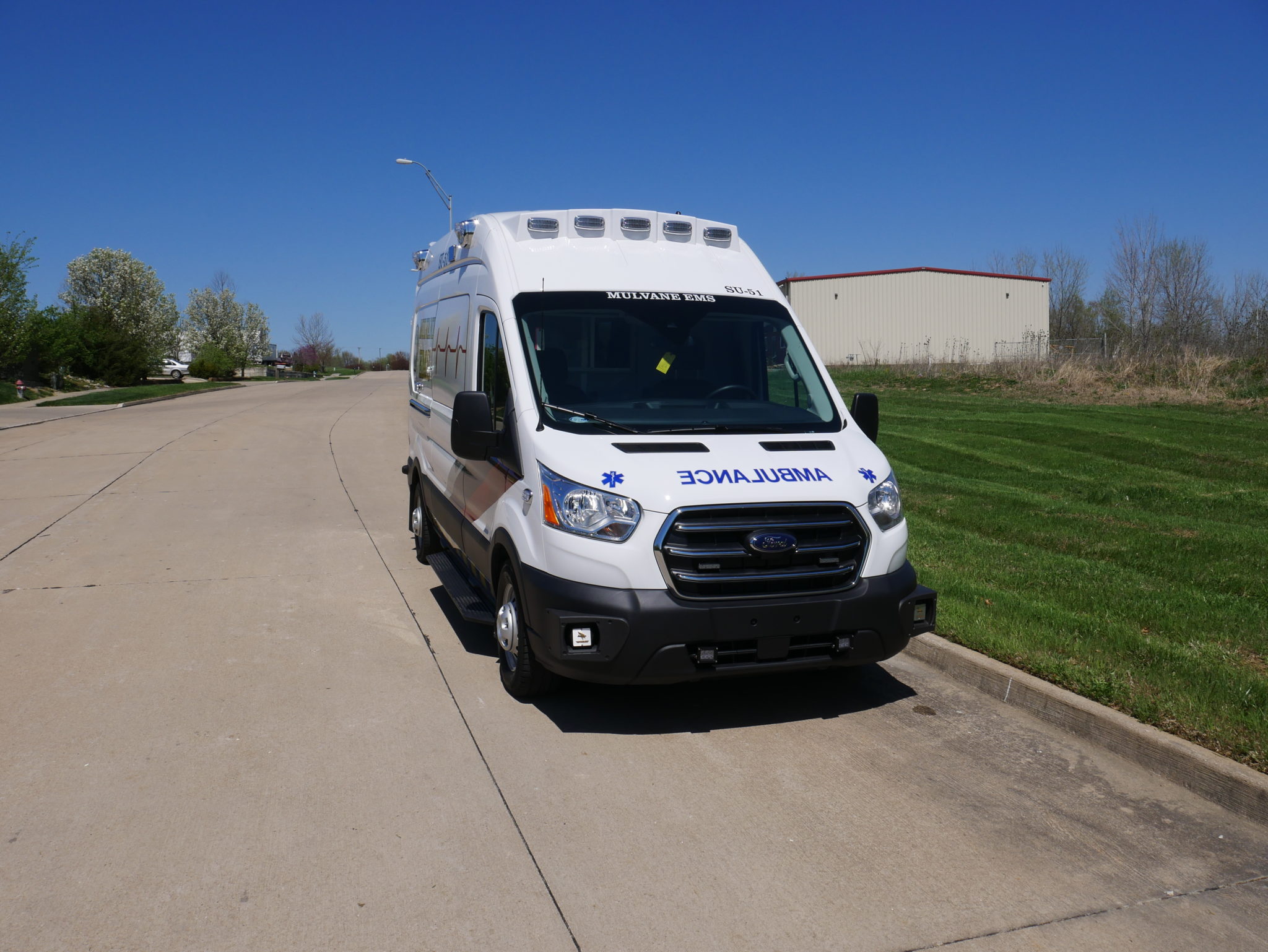 2020 Mulvane EMS Type II Ford Custom Ambulance American Response Vehicles