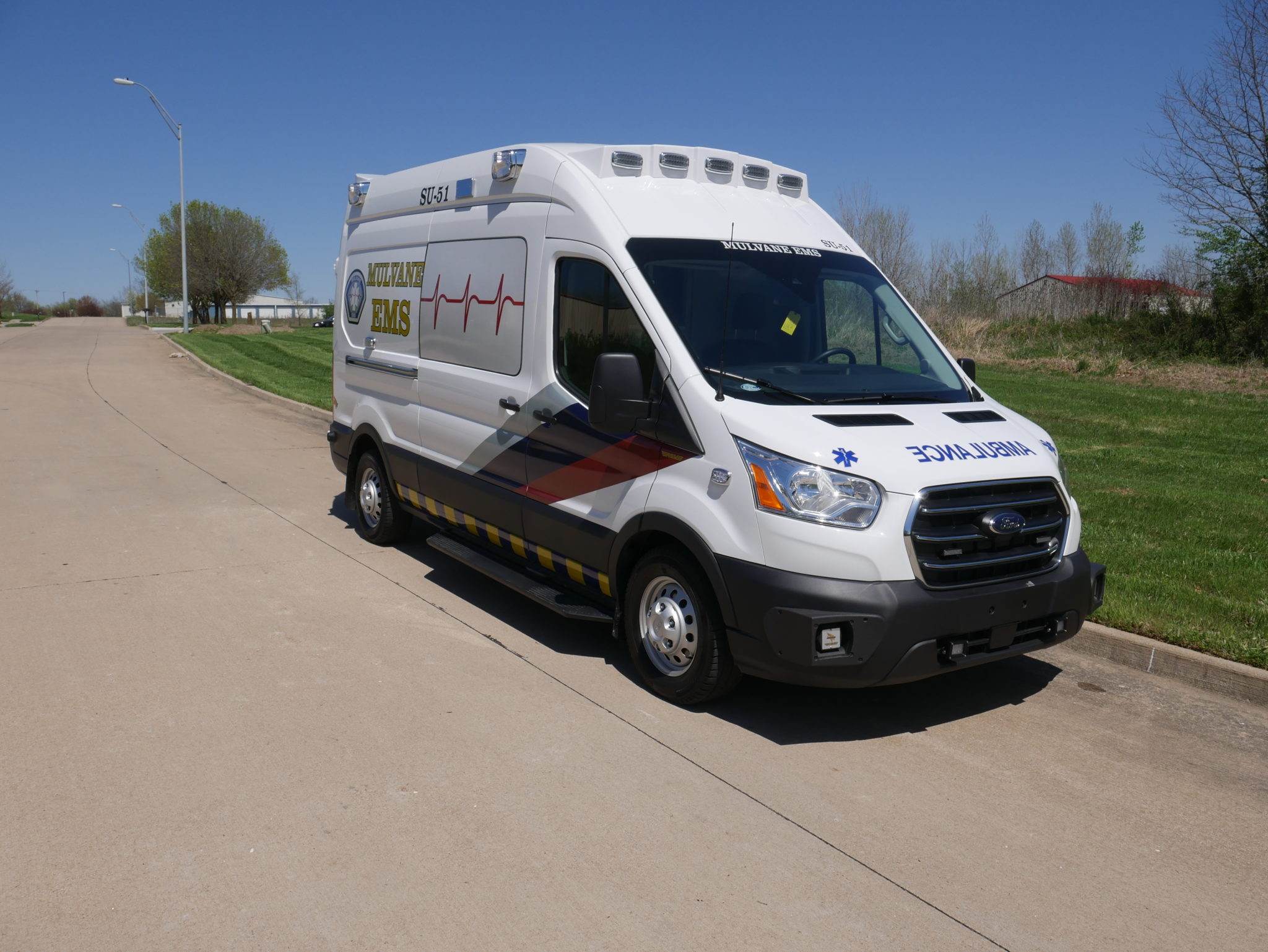 2020 Mulvane EMS Type II Ford Custom Ambulance American Response Vehicles