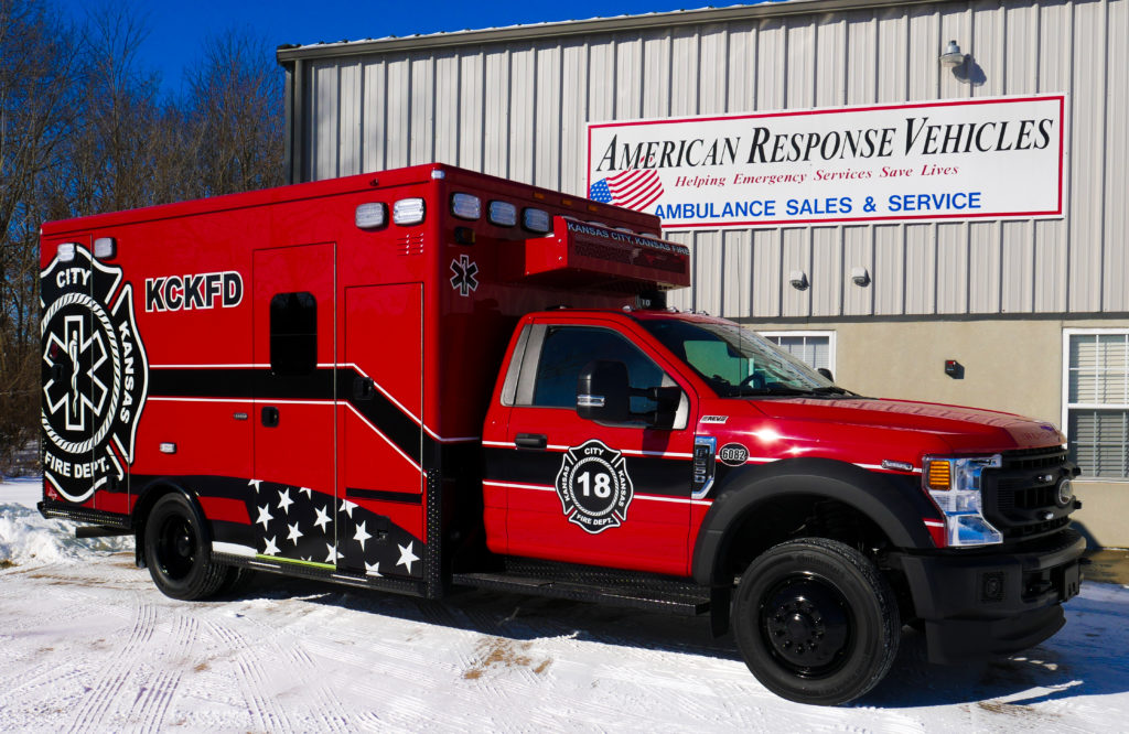 2020 KCKFD AEV Remount Type I Custom Ford Ambulance American Response