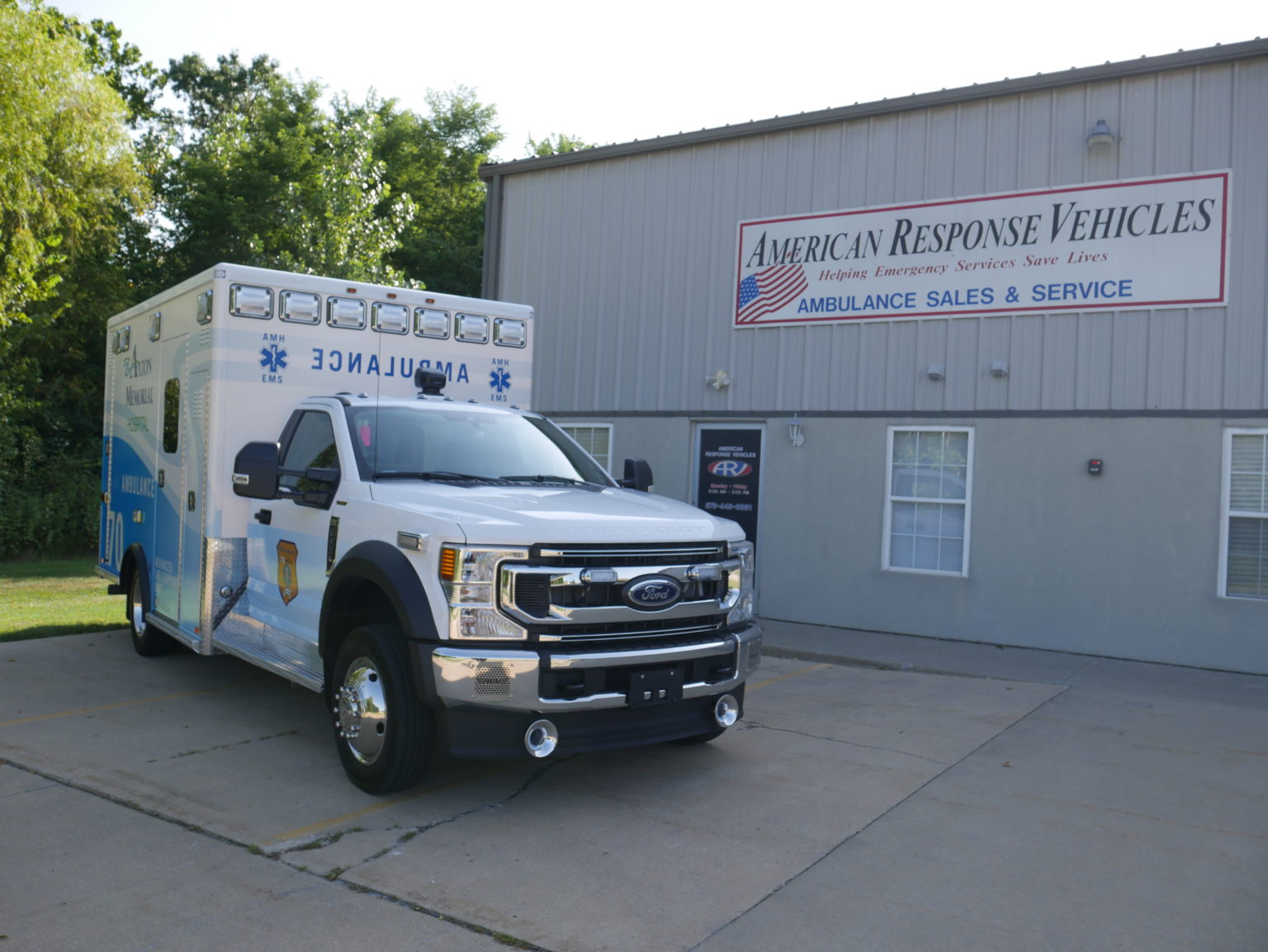 2021 Alton Memorial Hospital AEV Type I Custom Ford Ambulance ...