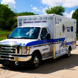 2022 Sedgwick County EMS Remounted Custom Ford Type III Ambulance