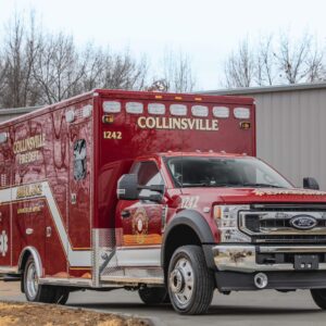 2022 Collinsville Fire Department AEV Traumahawk X-Series Custom Ford F-550 Type I Ambulance