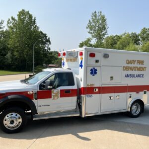 2022 City of Gary Fire Department AEV Traumahawk Custom Ford F-550 Type I Ambulance