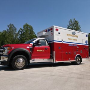 2023 Council Bluffs Fire Department AEV Traumahawk Custom Ford F-550 Type I Ambulance