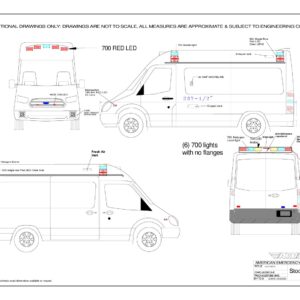 2023 AEV Traumahawk Type II, Transit, Mid-Roof, Ambulance 