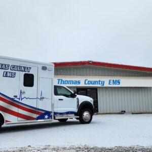 Alternative view of 2024 Thomas County EMS Ford Type I AEV Traumahawk Custom Ambulance