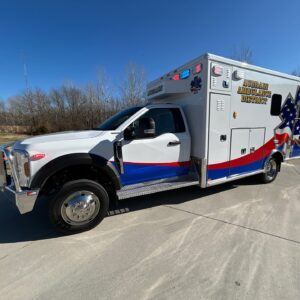 2024 Audrain County Ambulance District Ford Type I AEV Traumahawk Custom Remounted Ambulance
