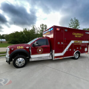 2024 City of Collinsville Fire Department Ford Type I AEV Traumahawk Custom Ambulance