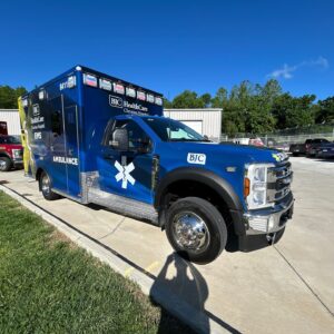 Alternative view of 2024 BJC HealthCare Christian Hospital Ford Type I AEV Traumahawk Custom Remounted Ambulance