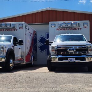 Alternative view of 2024 Rook County EMS Ford Type I AEV Traumahawk Custom Ambulances