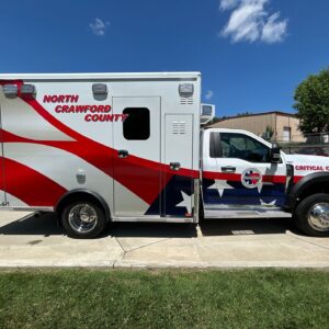 2024 North Crawford Ambulance District Ford Type I AEV Traumahawk Custom Ambulance