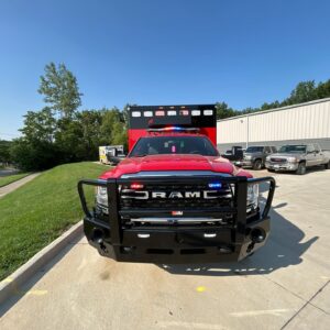 Alternative view of 2024 Stafford County EMS Dodge Type I AEV Traumahawk Custom Ambulance