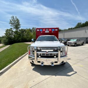 Alternative view of 2024 Gresham Rural Fire District Ford Type I AEV Traumahawk Custom Ambulance