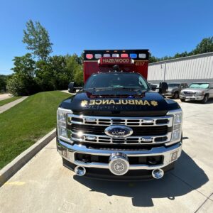 Alternative view of 2024 City of Hazelwood Fire Dept. Ford Type I AEV Traumahawk Custom Ambulance