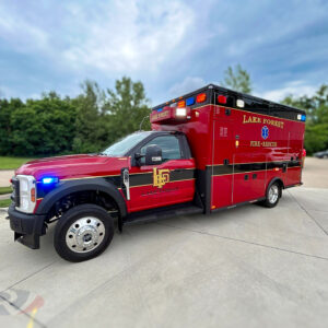 2025 Lake Forest Fire & Rescue Ford Type I AEV Traumahawk Custom Ambulance
