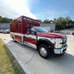 Alternative view of 2025 Granite City Fire Department Ford Type I AEV Traumahawk Custom Ambulance