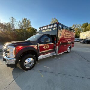 Alternative view of 2025 Mehlville Fire Protection District Ford Type I AEV Traumahawk Custom Ambulance