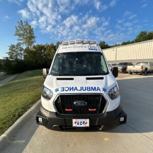 Alternative view of 2025 Reno County EMS Ford Type II AEV Custom Ambulance