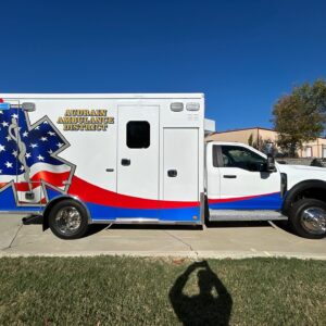 Alternative view of 2024 Audrain County Ambulance District Ford Type I AEV Traumahawk Custom Remounted Ambulance