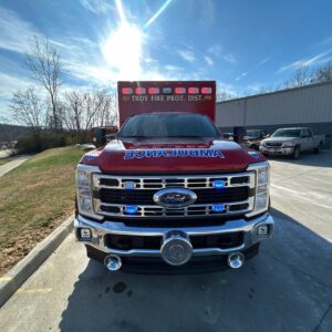 Alternative view of 2025 Troy Fire Protection District Ford Type I AEV Traumahawk Custom Ambulance