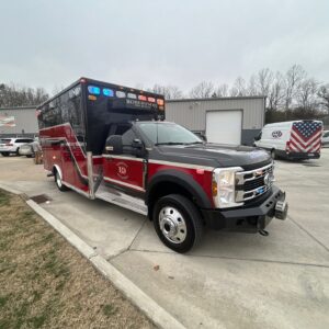 Alternative view of 2025 Robertson Fire Protection District Ford Type I AEV Traumahawk Custom Ambulance
