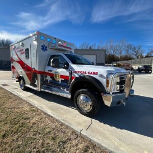 Alternative view of 2025 North Crawford Ambulance District Ford Type I AEV Traumahawk Custom Ambulance