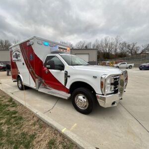 Alternative view of 2025 Mid-Mo Ambulance District Ford Type I AEV Traumahawk Custom Ambulance