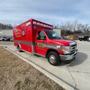 Alternative view of 2026 Mattoon Fire Department Ford Type III AEV Traumahawk Custom Ambulance