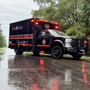 Alternative view of 2026 Mount Horeb Fire Department Ford Type I AEV Traumahawk Custom Ambulance