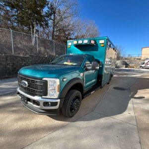 Alternative view of 2025 Waterloo Fire and Rescue Ford Type I AEV Traumahawk Custom Ambulance