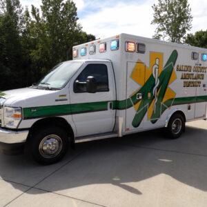 Alternative view of 2026 Saline County Ambulance District Ford Type III AEV Firstar Custom Ambulance