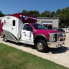 2026 Burgess Health Center Ford Type I ambulance, front passenger three quarter
