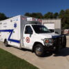2027 Halstead Fire & EMS Ford Type III AEV ambulance, front passenger three quarter